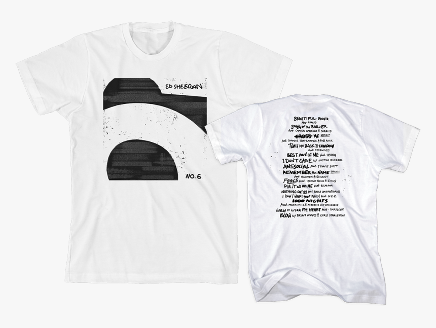 Ed Sheeran No 6 Collaborations Project T Shirt, HD Png Download