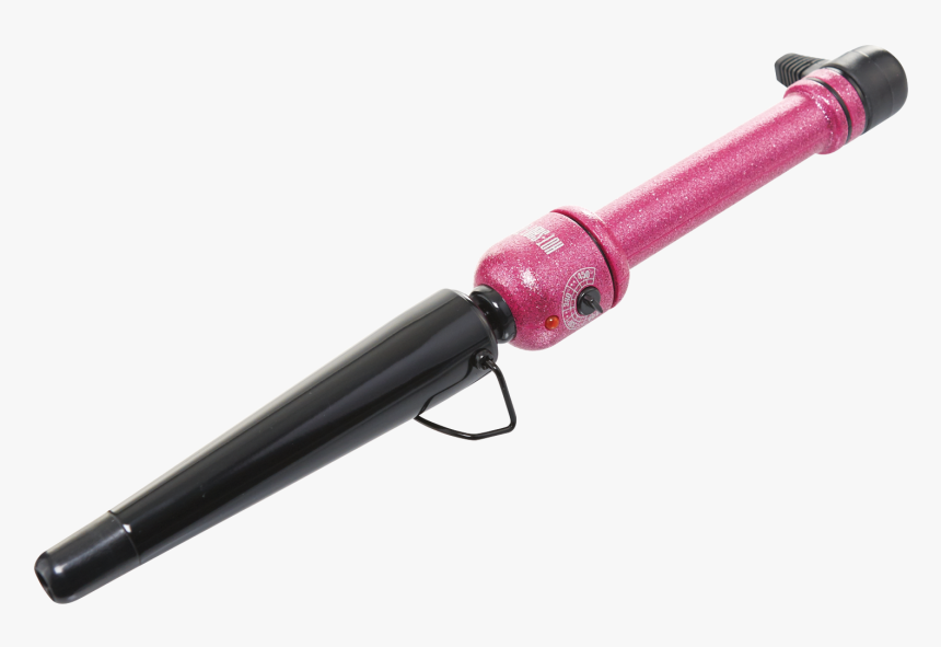 Hot Shot Tools Pink Sparkle 1 1/4 Inch Tapered Curling - Rifle, HD Png Download