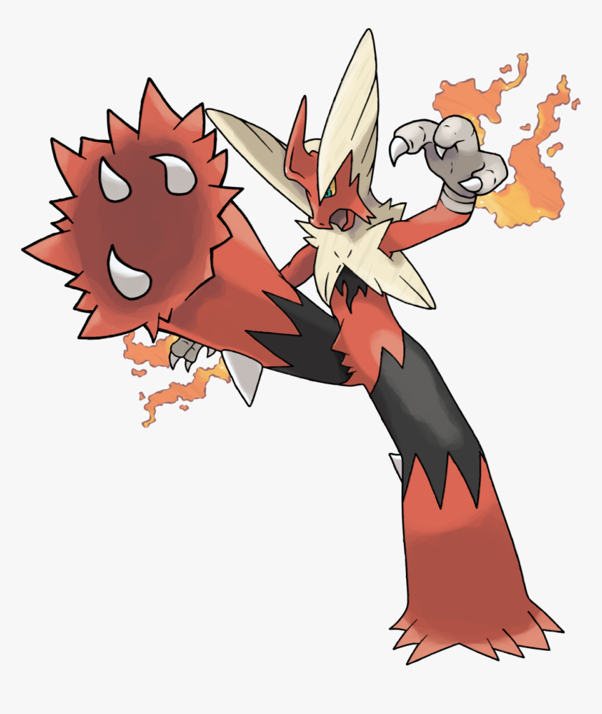 Pokemon Mega Blaziken Png, Transparent Png