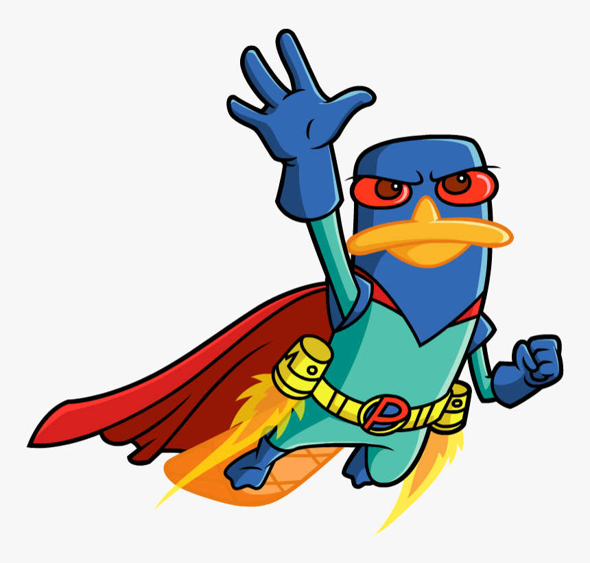 Platypus Clipart - Phineas And Ferb Mission Marvel Perry, HD Png Download