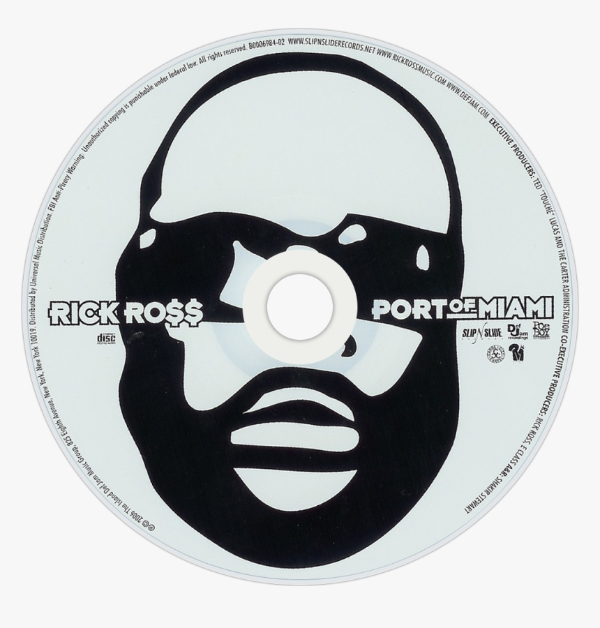 Transparent Rick Ross Png - Rick Ross Port Of Miami Cd, Png Download