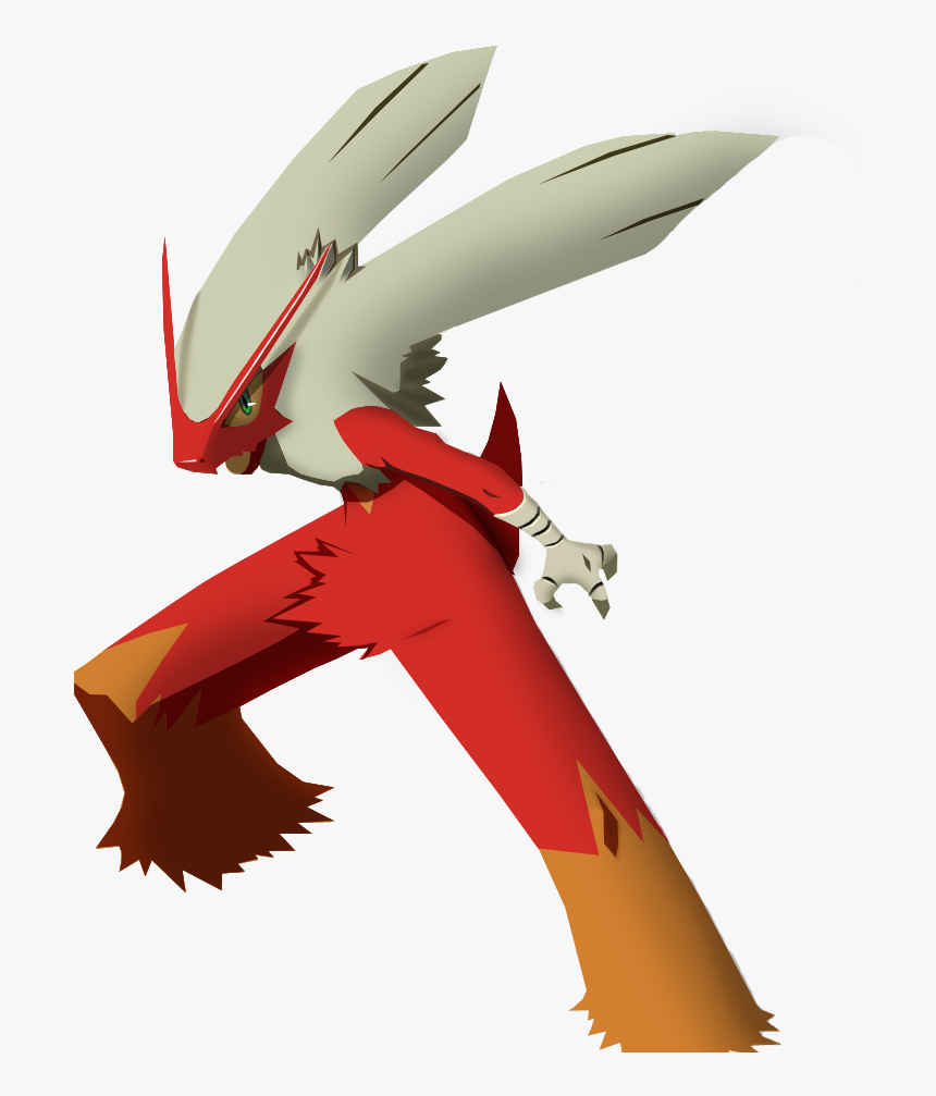 Blaziken Render - Illustration, HD Png Download