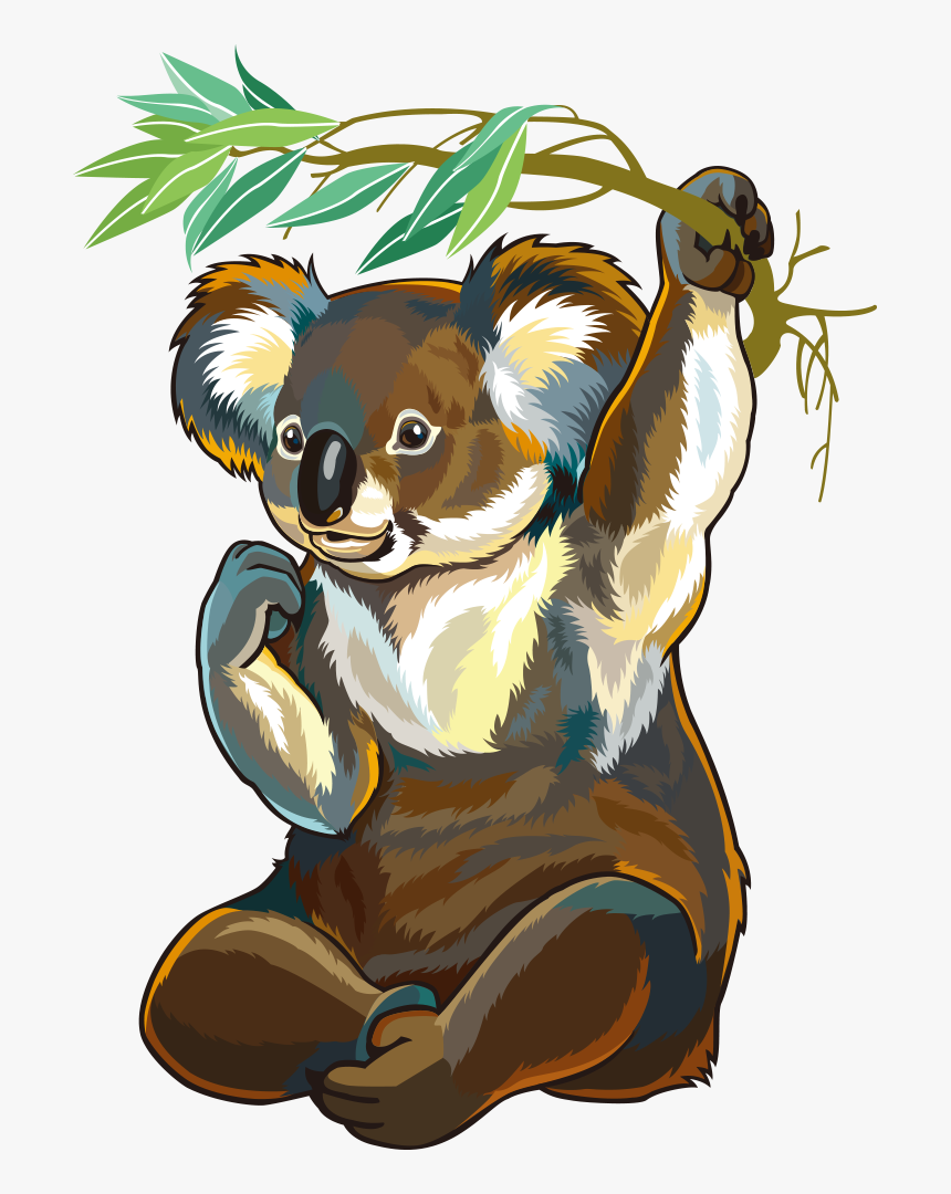 Vector Australia Animals Of Platypus Raccoon Koala Australian