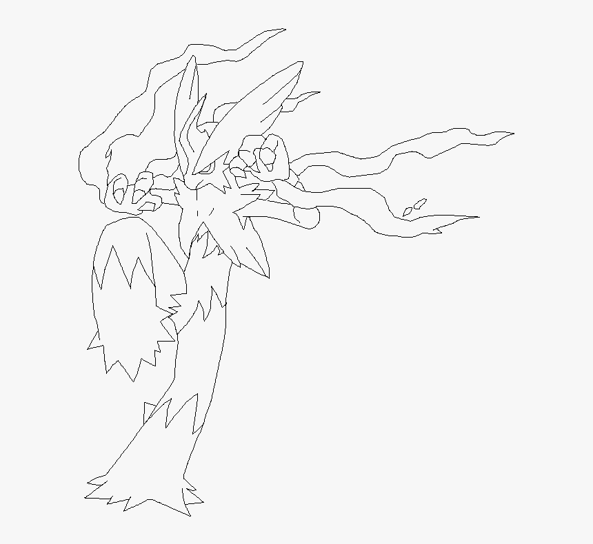 Mega Blaziken Drawing At Getdrawings - Line Art, HD Png Download