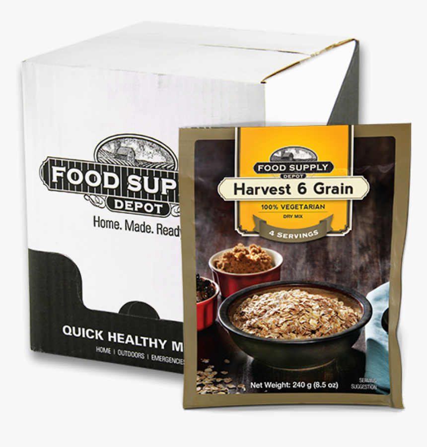 Harvest 6 Grain Multigrain Cereal Box - Breakfast Cereal, HD Png Download
