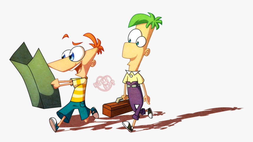 Phineas Flynn Ferb 2 Perry The Platypus Candace - Phineas And Ferb Writing, HD Png Download