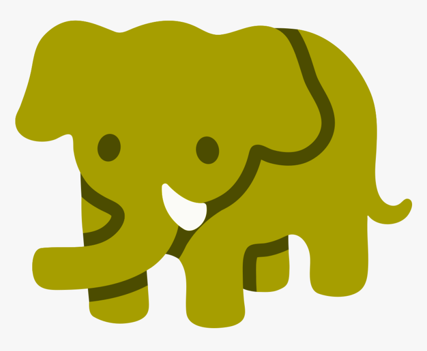 Functionality Wise, It Is Very Similar To Twitter - Google Elephant Emoji, HD Png Download