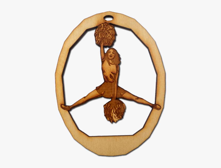 Personalized Cheerleading Ornament - Crest, HD Png Download