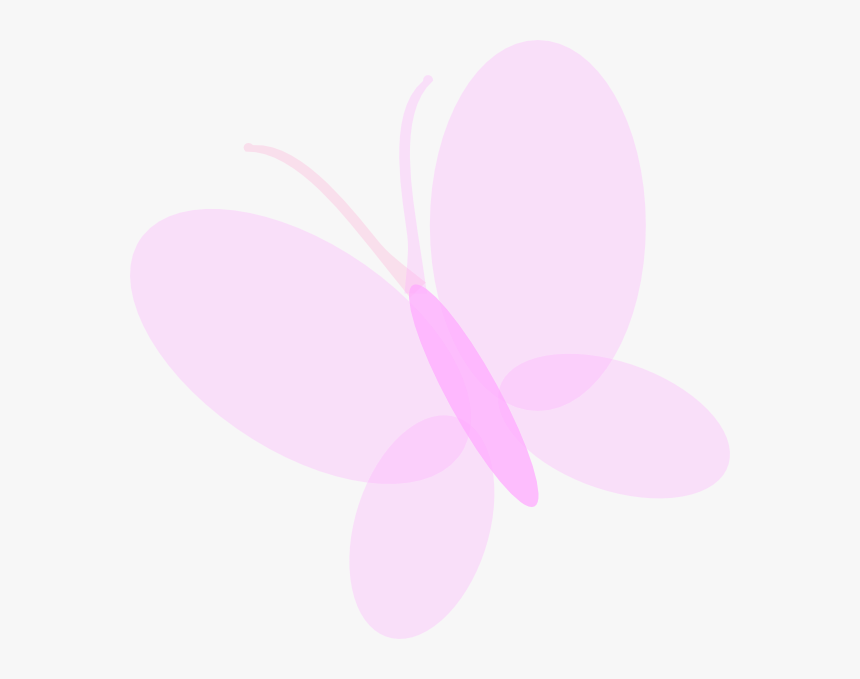 Thumb Image - Light Pink Butterfly Clip Art, HD Png Download
