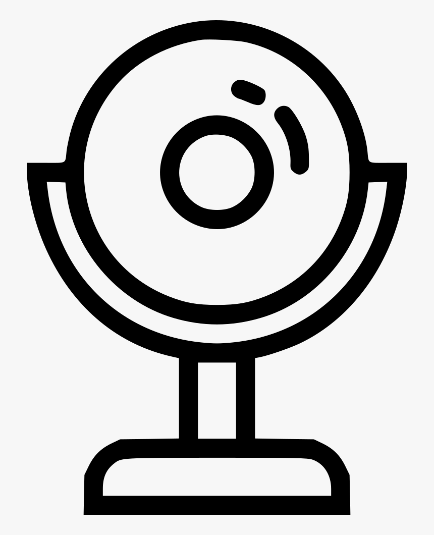 Cam Camera Webcam Hardware Skype Communication Video - Icon White Lamp Cam Png, Transparent Png