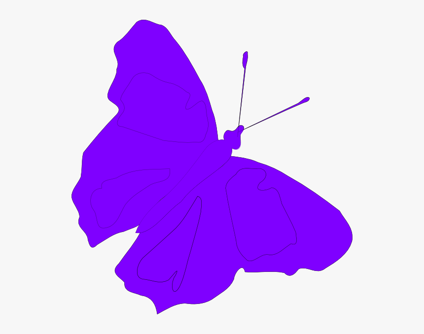 Purple Butterfly Hi, HD Png Download
