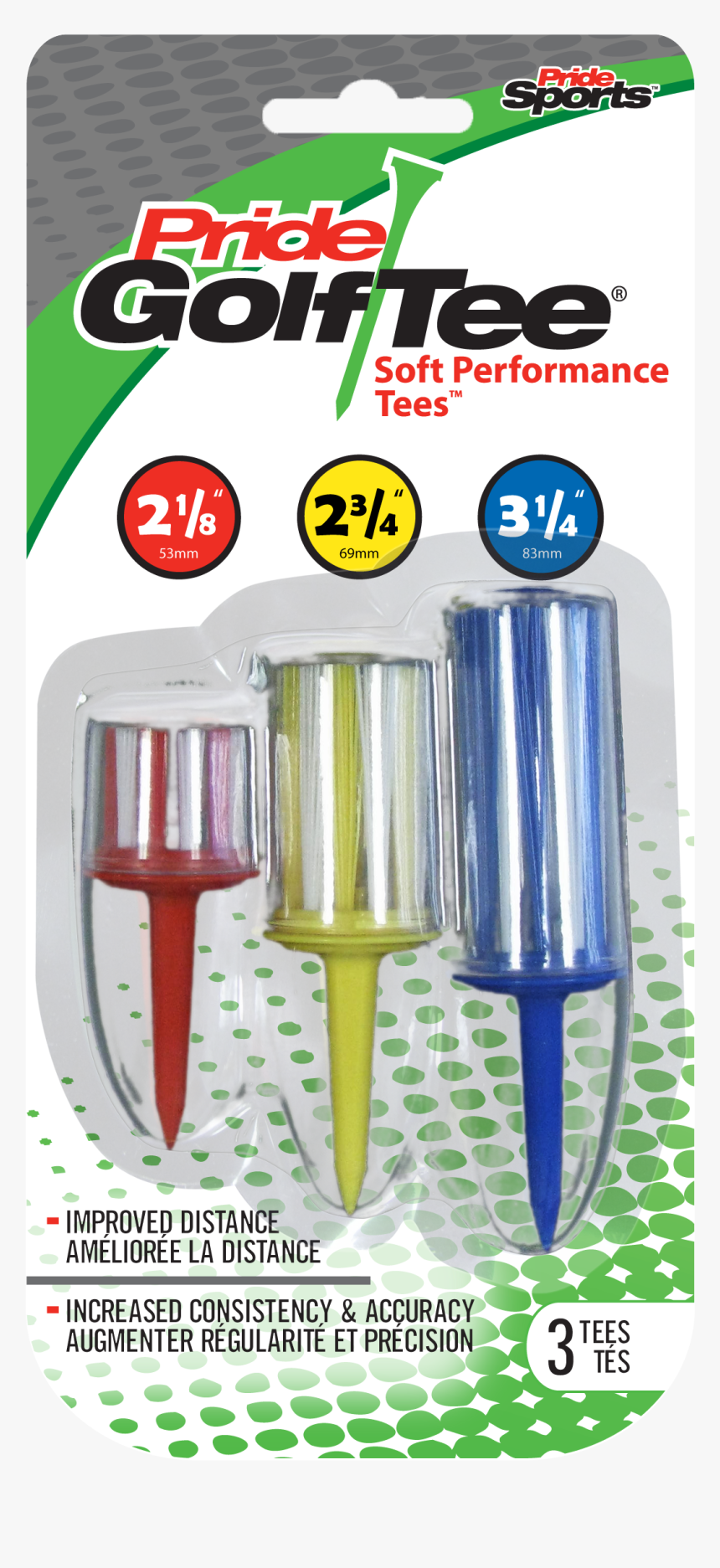 Pride Golf Tee Pride Golf Soft Performance Duo Tee, - Golf, HD Png Download