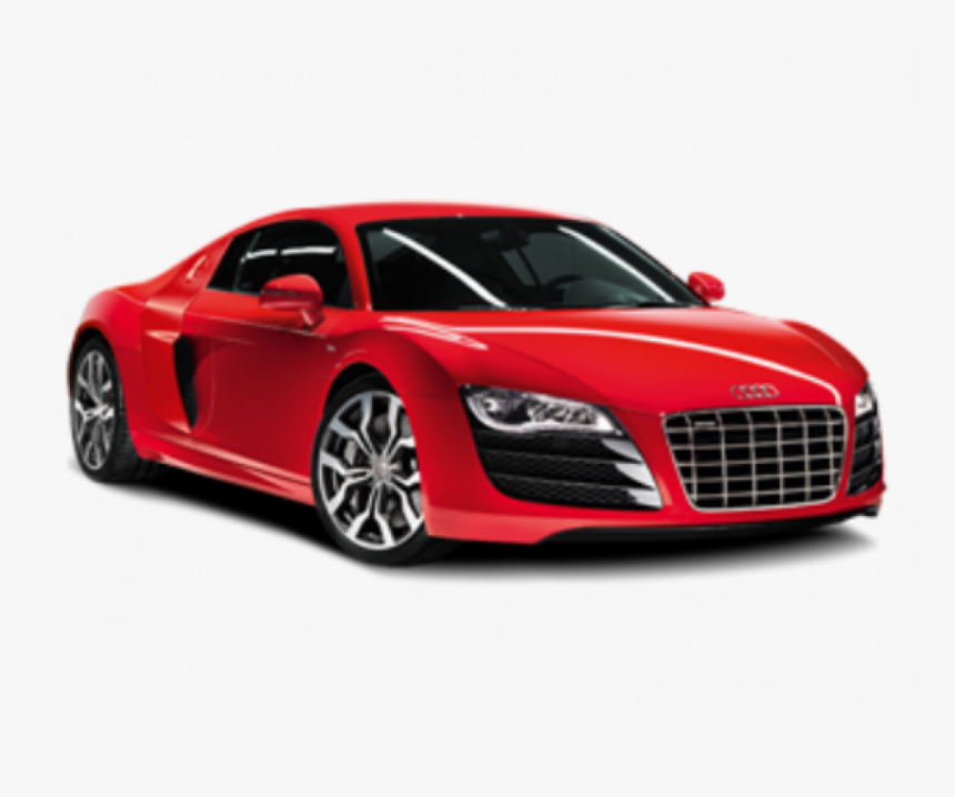 Red Audi - Audi R8 V10, HD Png Download