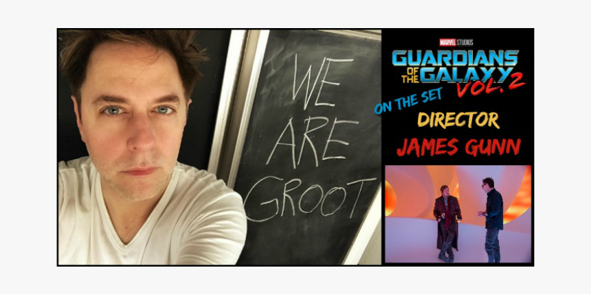 Clip Art James Gunn On Set - Poster, HD Png Download