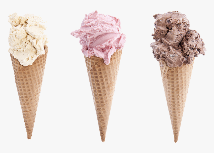 Waffle Cone Png Download Image - 1 Scoop Ice Cream Cone, Transparent Png