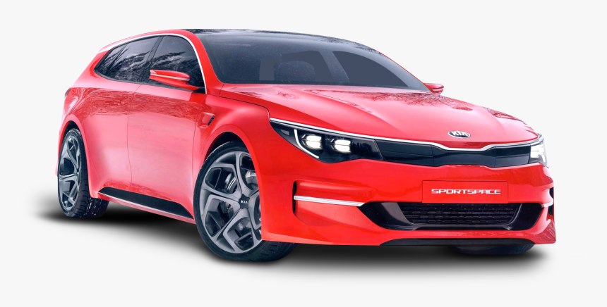 Red Kia Car Png Image - Kia Sportspace, Transparent Png