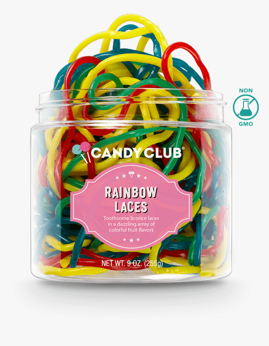 Candy Club - Rainbow Laces - Strawberry, HD Png Download