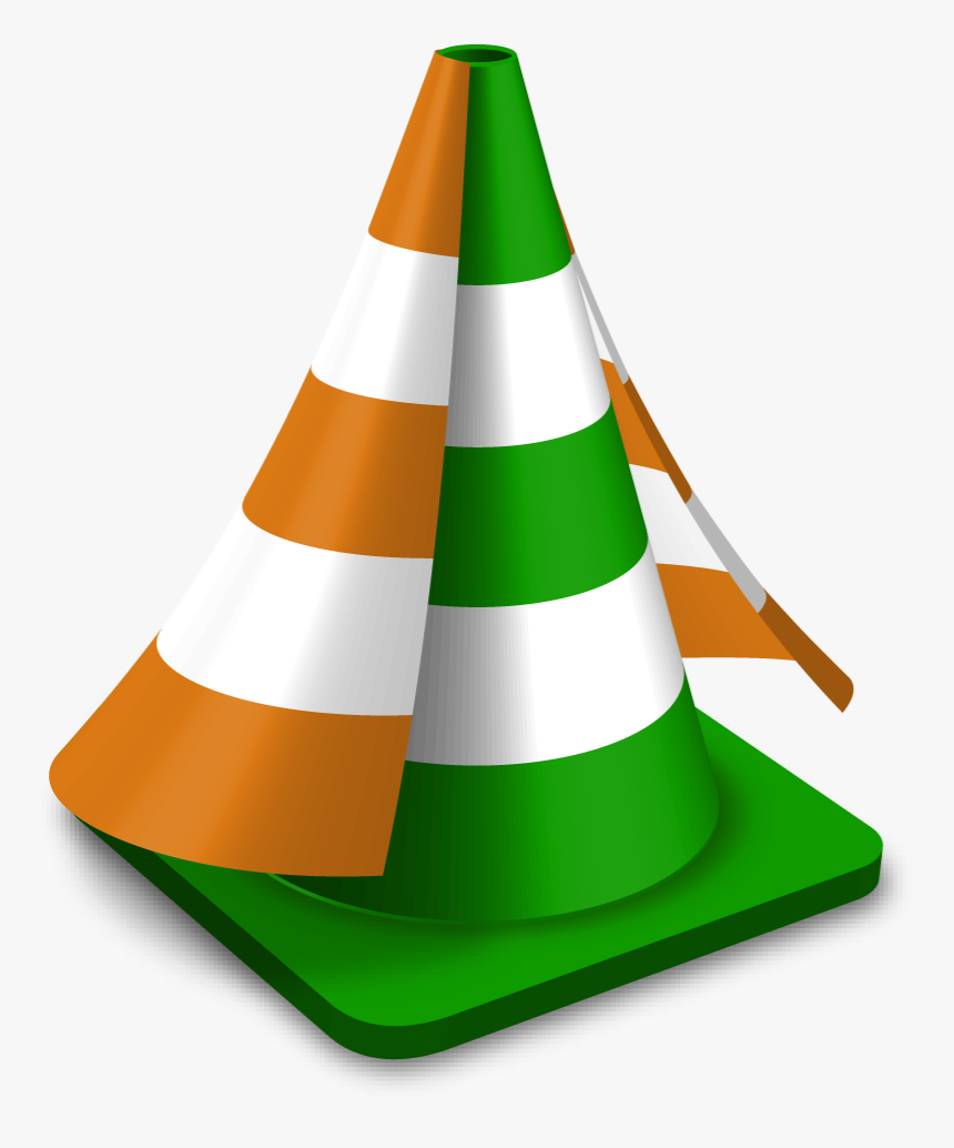 Cone Interface Large Vlc Media Player Green, HD Png Download
