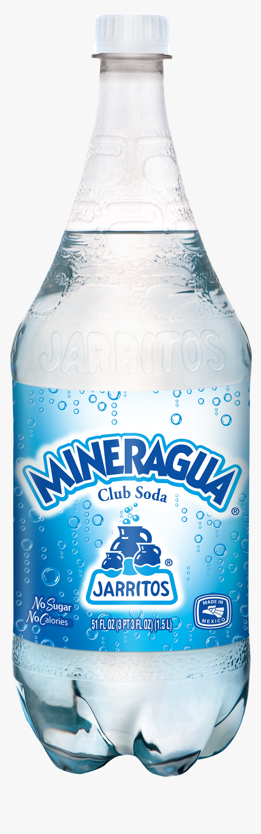 Jarritos Mineragua Club Soda - Glass Bottle, HD Png Download