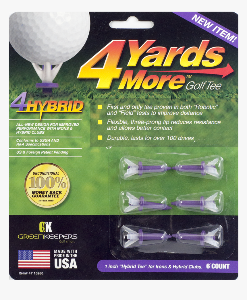 Golf Tee 4 Yards, HD Png Download