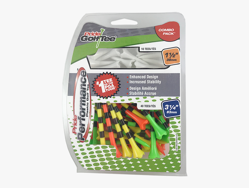 Pride Golf Tee® Pride Performance™ Combo Packs - Green Bean, HD Png Download
