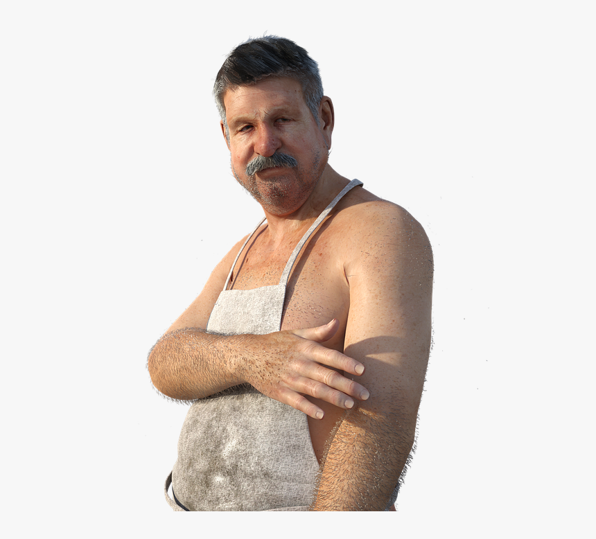 Portrait, Man, Adult, Body Hair, Unsanitary, Bart - Body Hair, HD Png Download