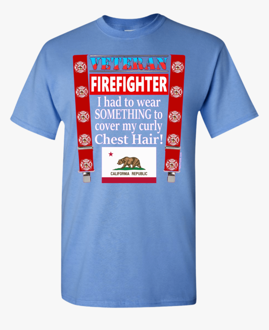 Fmf Ca Vet Firefighter Chest Hair G500 Gildan, HD Png Download