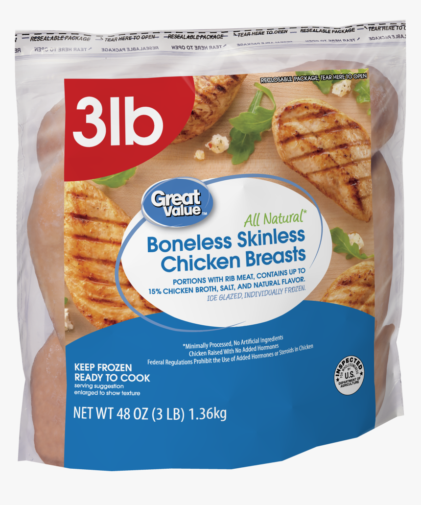 Great Value Chicken Breast, HD Png Download