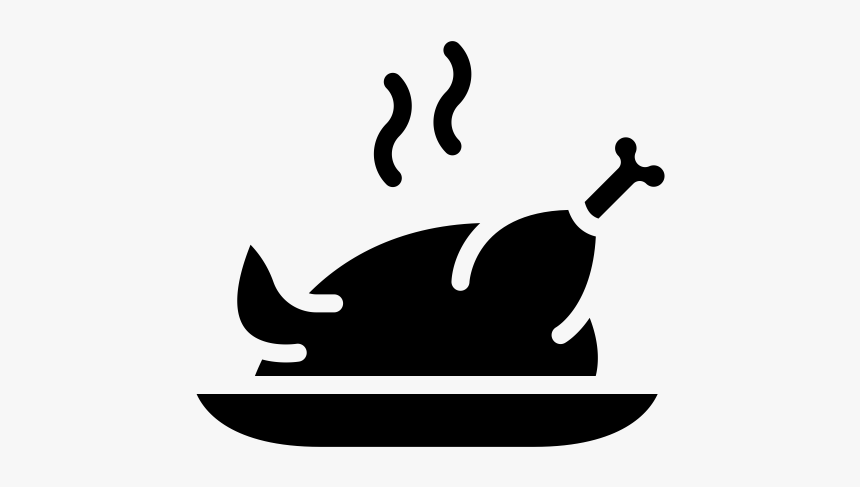 Feast Clipart Roast Chicken - Illustration, HD Png Download