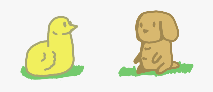 Dog And Chicken - Illustration, HD Png Download