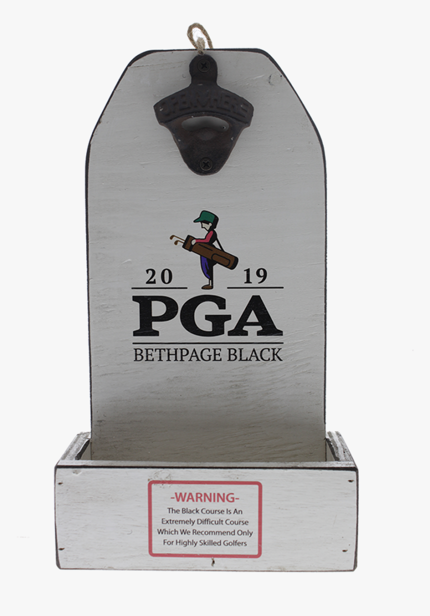 2019 Pga Bethpage Course Wooden Mounted Bottle Opener- - Pga Championship Logo Png, Transparent Png