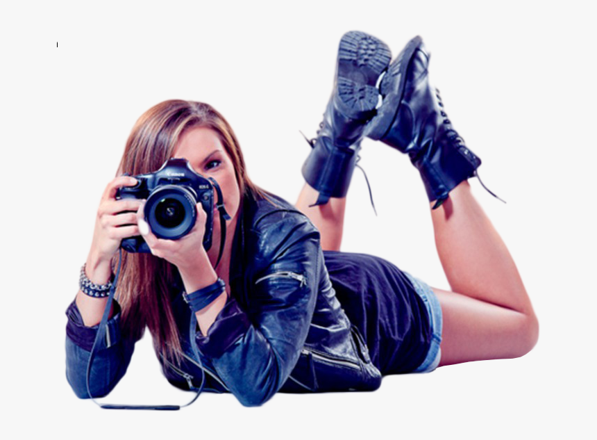 Camera Girl Images Png, Transparent Png