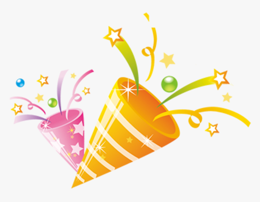 Clip Art Vector Graphics Party Horn Portable Network - Party Popper Png Transparent, Png Download