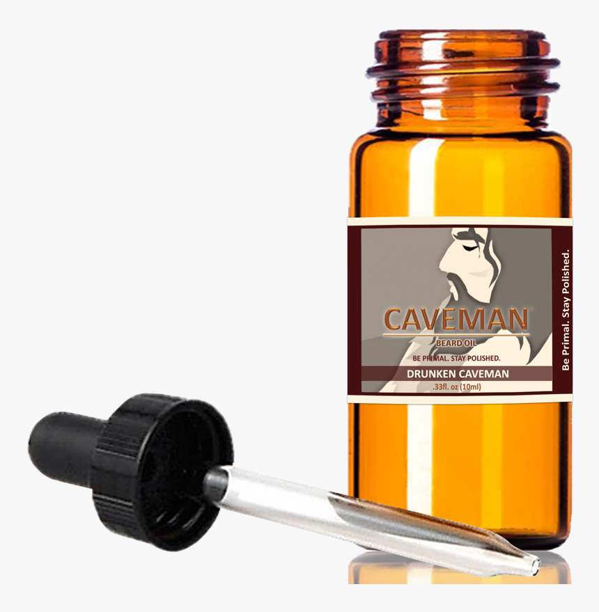 Drunken Caveman Beard Oil - Caveman, HD Png Download