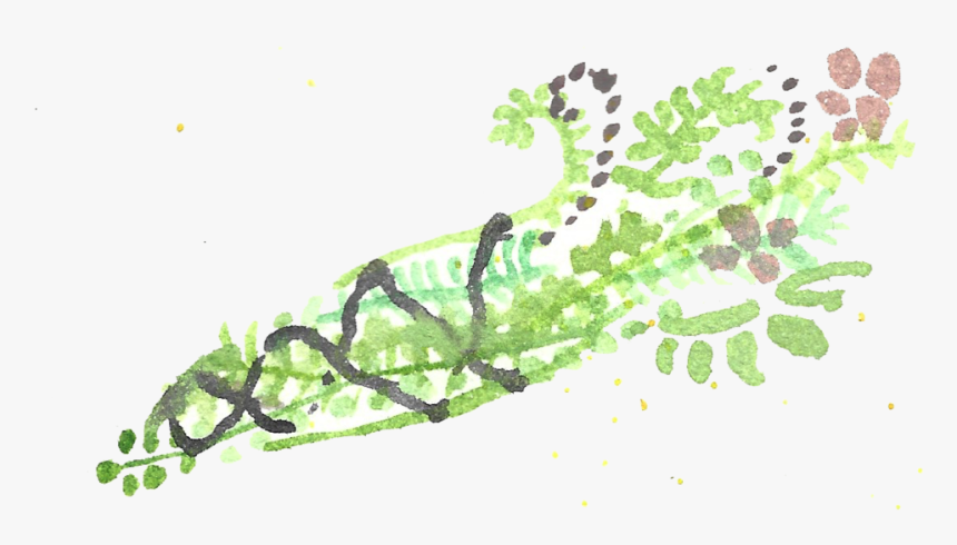 Watercolor Smudge Wand - Sea Lettuce, HD Png Download