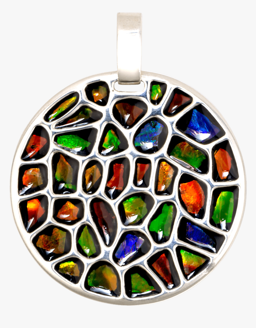 Taliyah Sterling Silver Disc Circle Pendant By Korite - Locket, HD Png Download