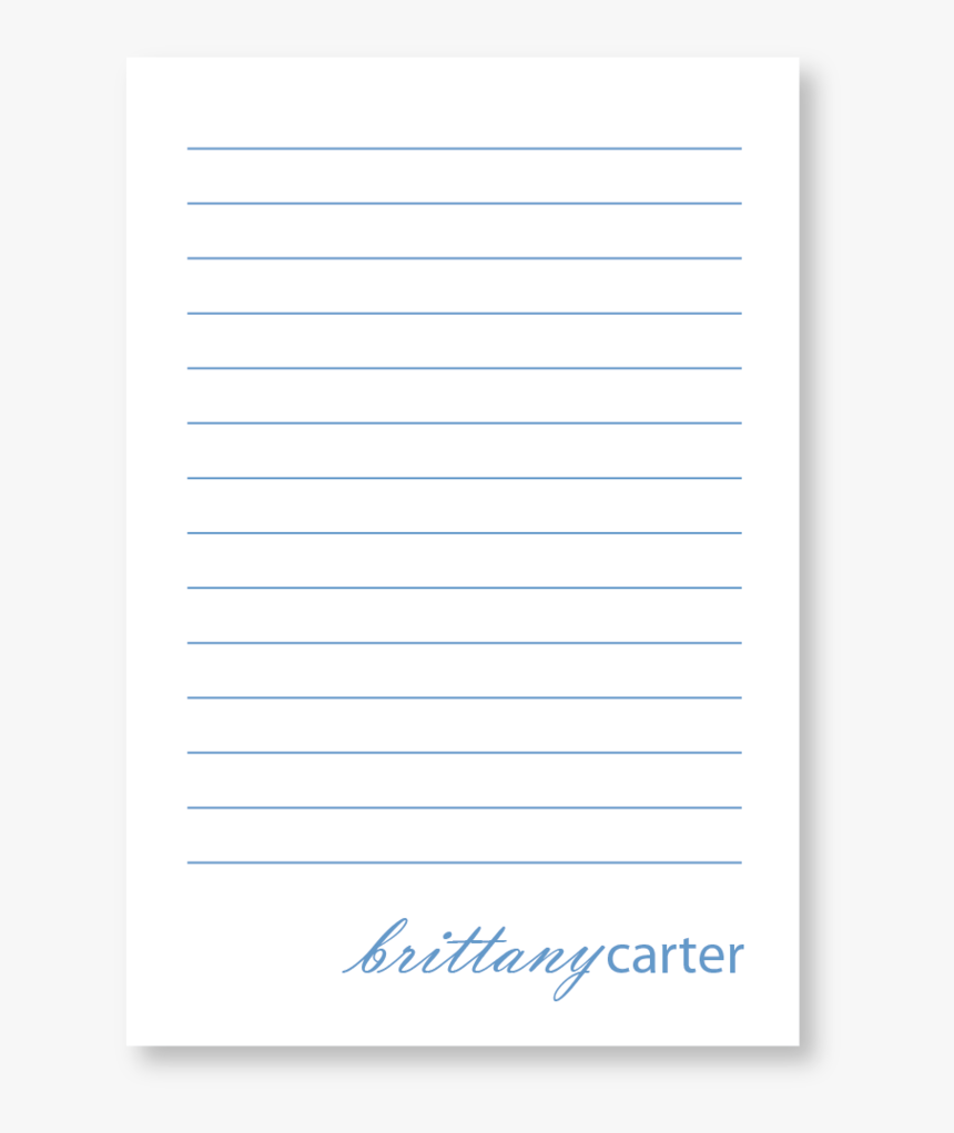 Custom Notepad Personalized Small Lines, HD Png Download