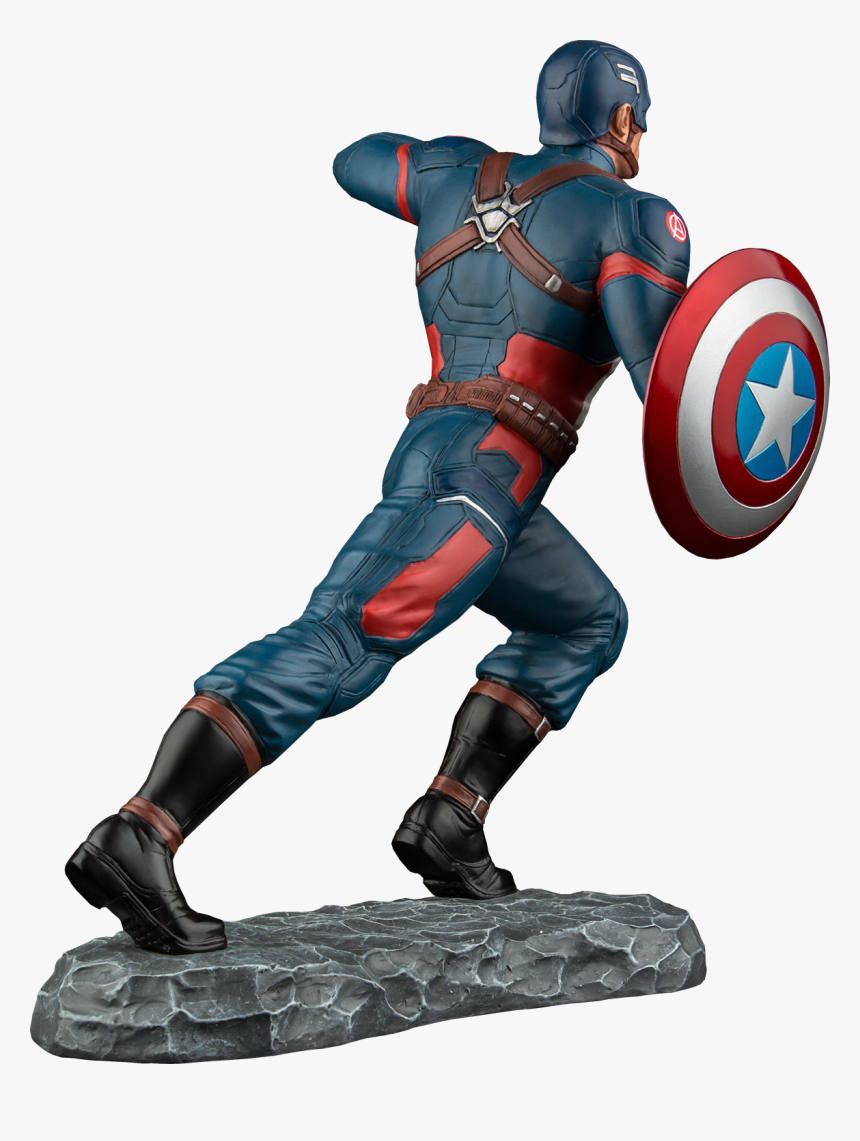 Captain America Statue Action Figure - Statue Figure Captain America, HD Png Download