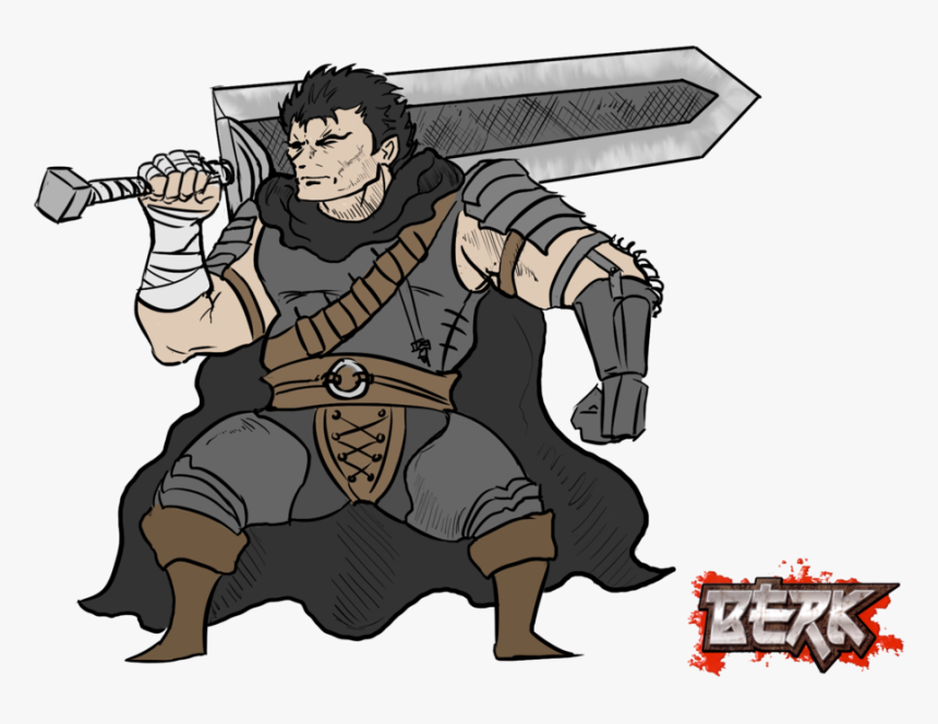 Berserk Drawing Gut - Guts I M Gonna Cleave That Asshole Apart, HD Png Download
