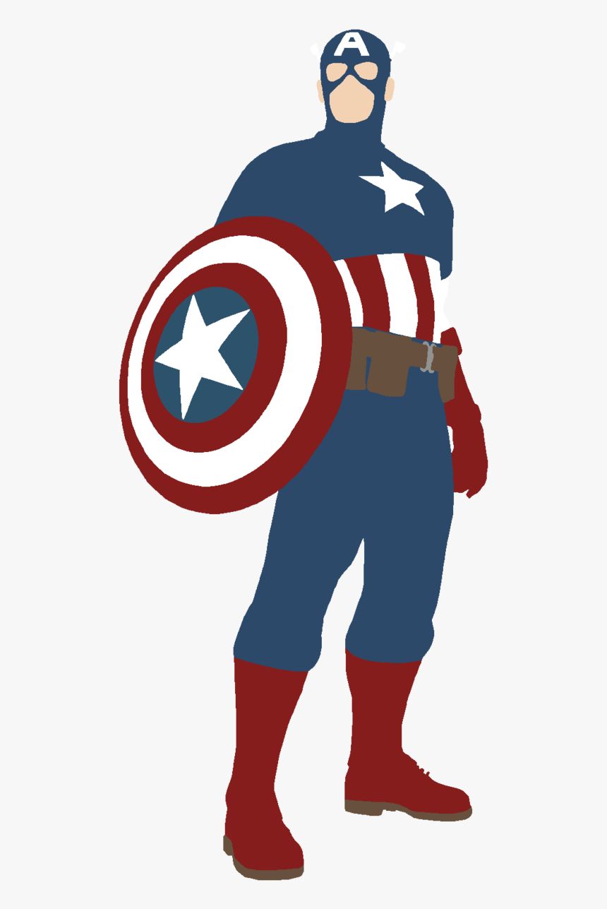 Captain America Iron Man Spider-man Superhero Silhouette - Iron Man Colored Silhouette, HD Png Download