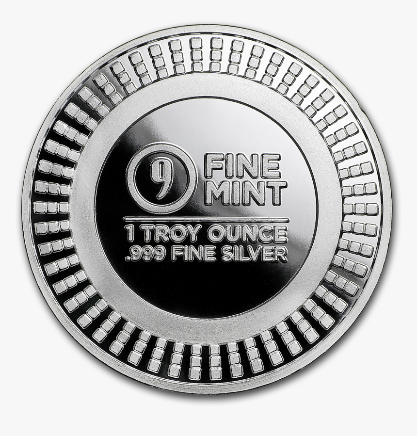 1 Oz Silver Radial Round - Porcelain Charger Plates, HD Png Download