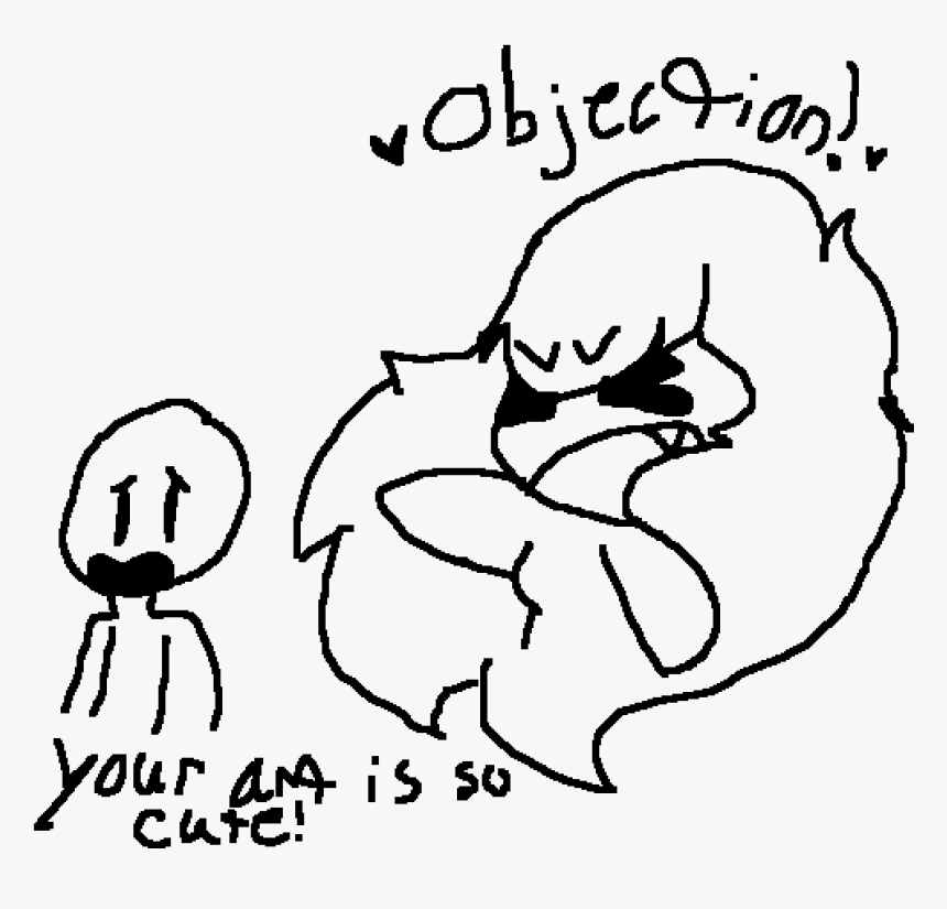 Objection - Cartoon - Cartoon, HD Png Download