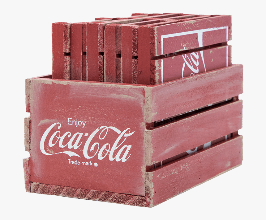 Coca Cola Crate Mini Pallet Wood Coasters 
 Title Coca - Coca Cola Nome Png, Transparent Png