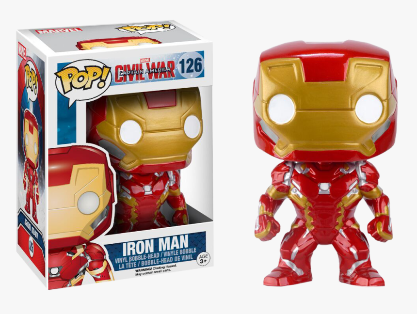 Iron Man Funko Pop Civil War, HD Png Download