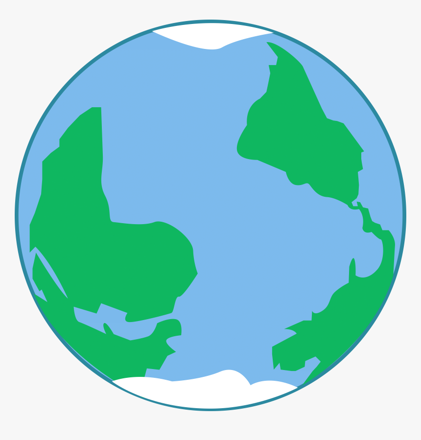 Planet Earth Clip Art - Bumi Flat Design Png, Transparent Png