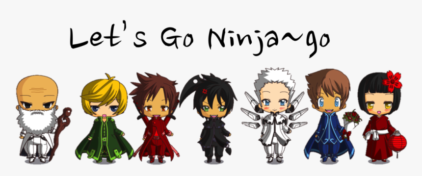 Ninjago Family By Princess-riko - Lego Ninja Go Anime, HD Png Download