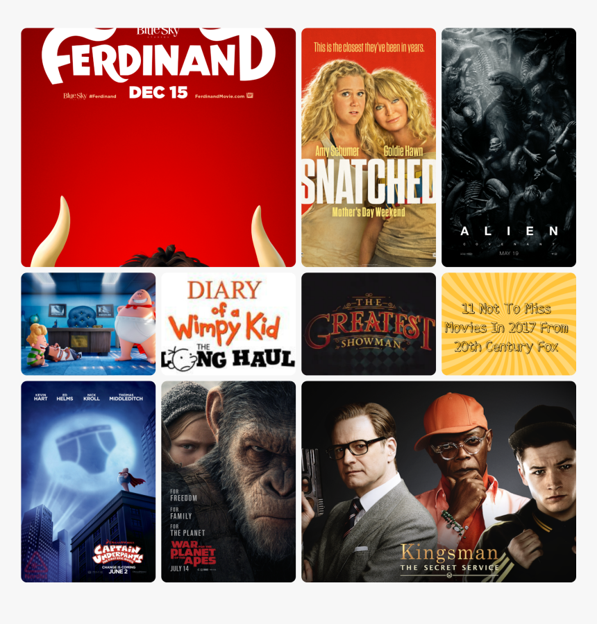 20th Century Fox 2017 Movies, HD Png Download
