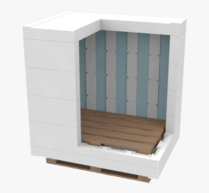 Pallet Box Xl Pallet Shipper With Eps Extension Frame - Cupboard, HD Png Download