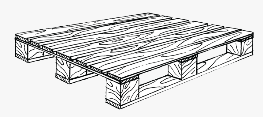 Wood Pallet Drawing, HD Png Download