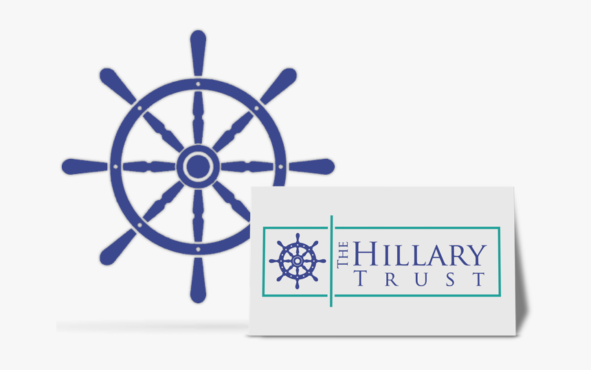 Hillary Trust Logo Design - Boat Steering Wheel Icon, HD Png Download